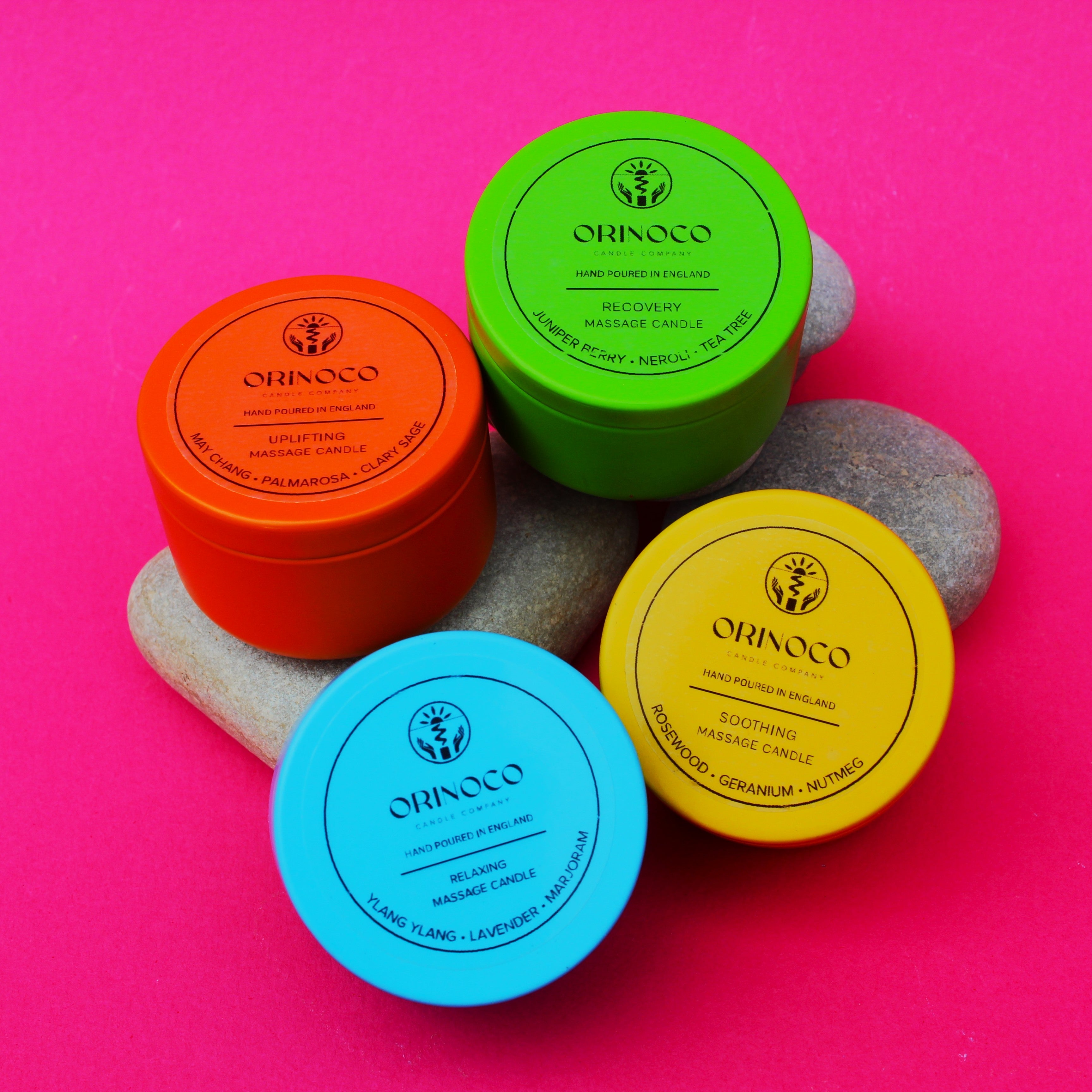 Sample Set of 4 Massage Candles – 30g Each