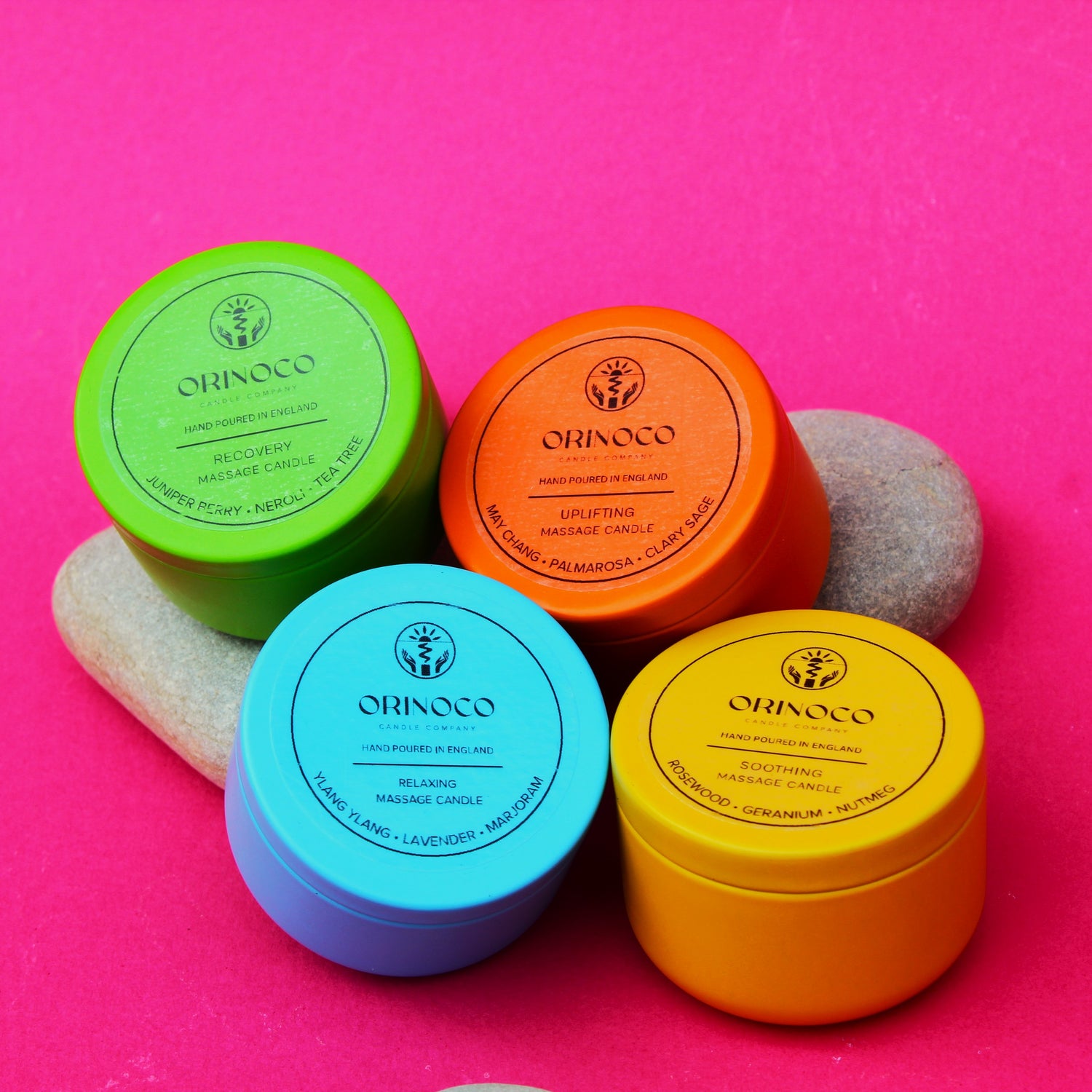 Sample Set of 4 Massage Candles – 30g Each