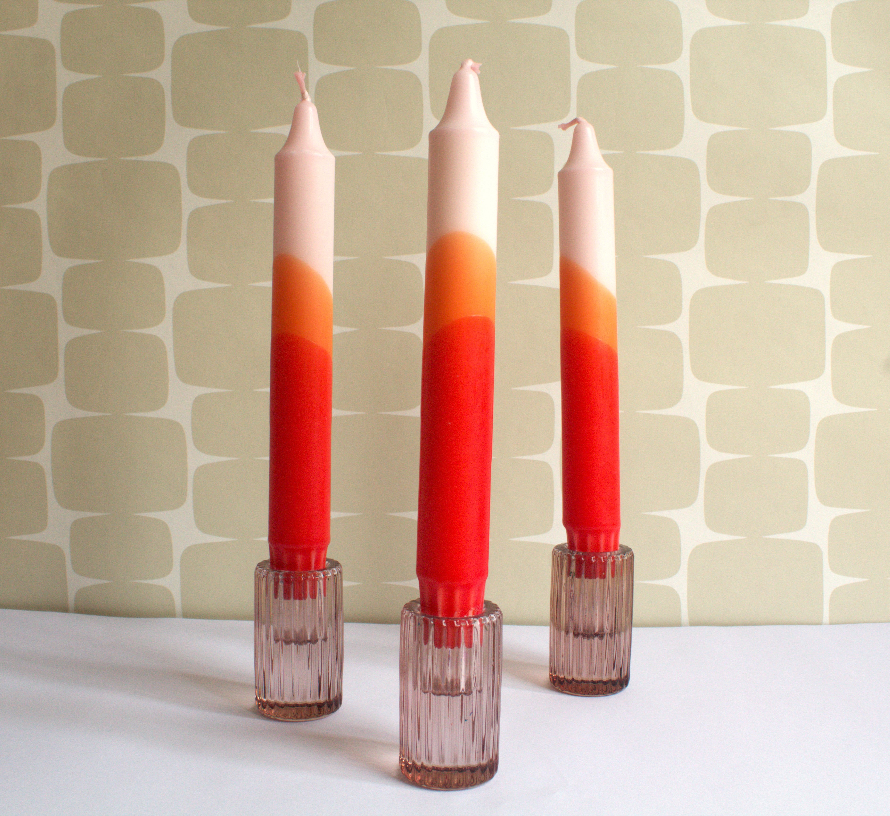 Strawberry Fizz – Taper Candles - 19cm