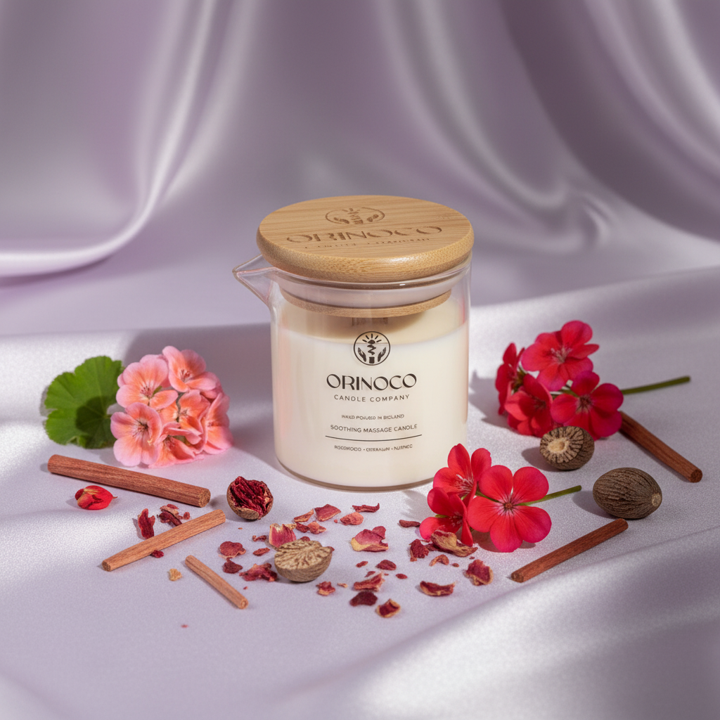 Luxury Set of 4 Massage Candles – 70g Each